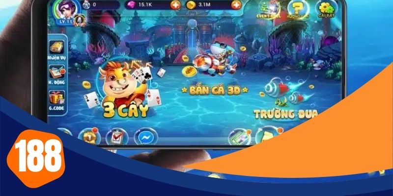 Các bản game bắn cá tại 188Bet cho phép người chơi nạp tiền thoải mái